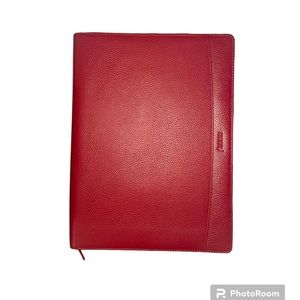Filofax Finsbury A4 Zipped Folder - Real Leather